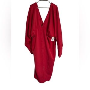 Asos Design Curve Plus Size Dress. Size 20/ Red.